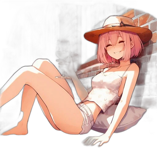 hat, robot, staff, dress transparent PNG cut-out