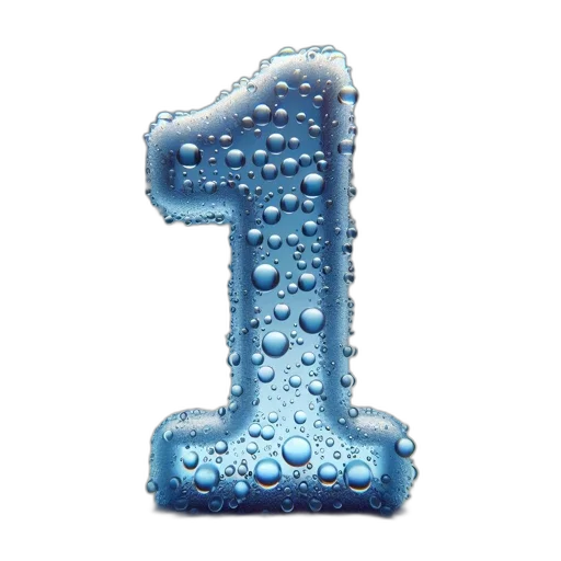 umbrella, 3d render, representation, number transparent PNG cut-out