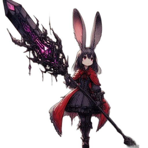 weapon, staff, sword, animal transparent PNG cut-out