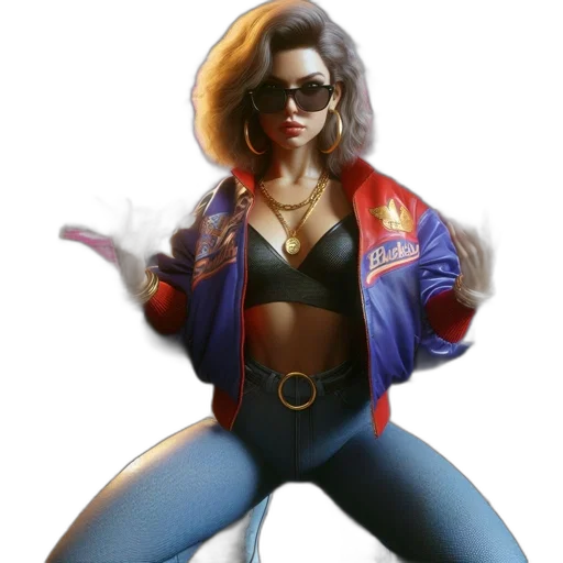 jacket, concept art, pixel art, 3d render transparent PNG cut-out
