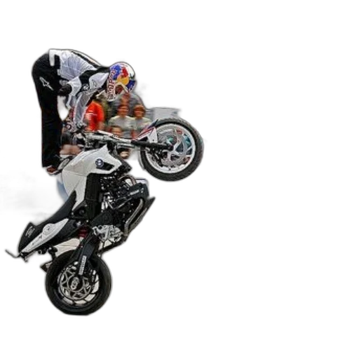 3d render, concept art, motorcyclist, performs transparent PNG cut-out