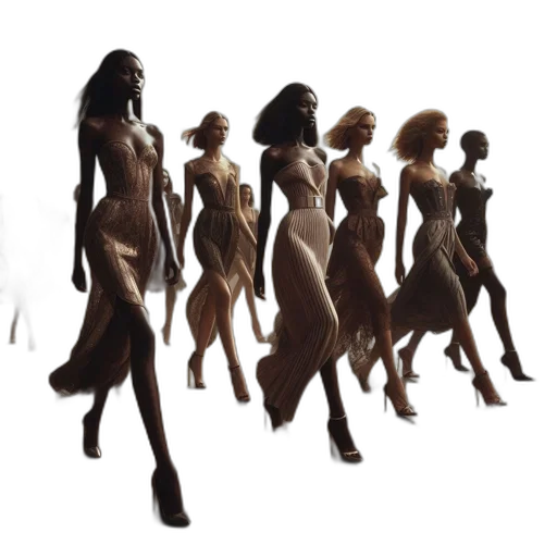 dress, concept art, comic book art, 3d render transparent PNG cut-out