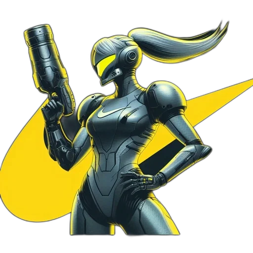 weapon, robot, concept art, comic book art transparent PNG cut-out