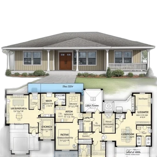 building, 3d render, photorealistic, concept art transparent PNG cut-out