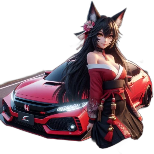car, weapon, animal, anime transparent PNG cut-out
