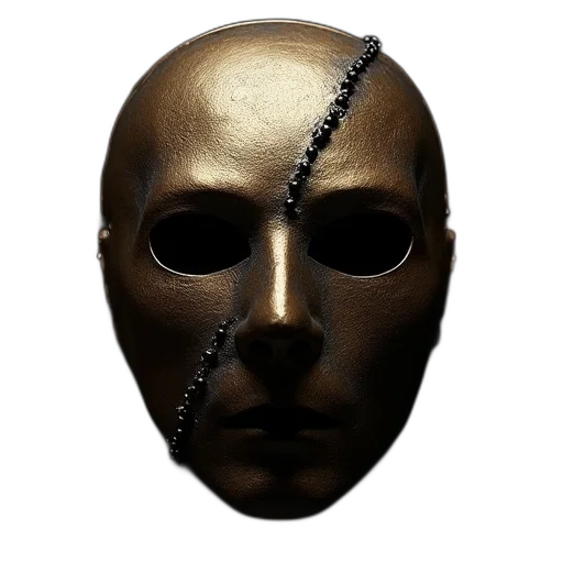 mask, face, staff, jewelry transparent PNG cut-out