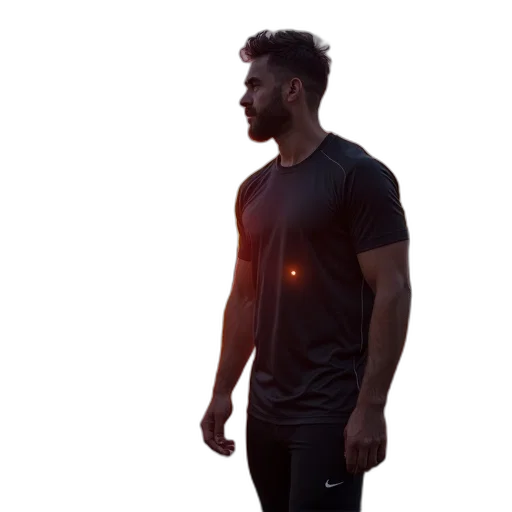 jacket, staff, robot, face transparent PNG cut-out