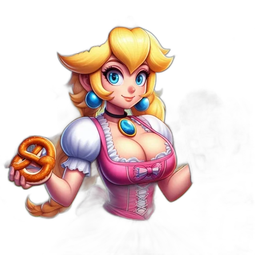 dress, staff, weapon, crown transparent PNG cut-out
