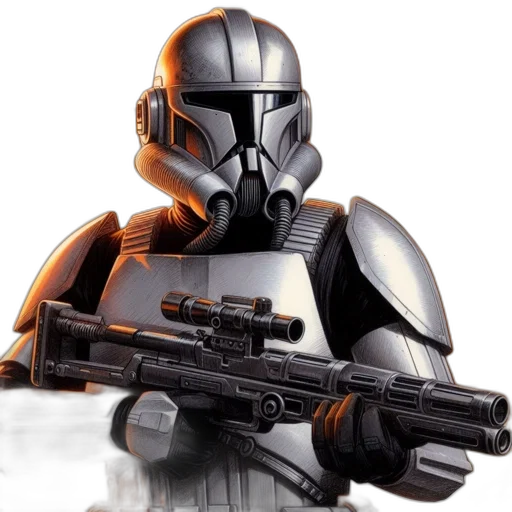 weapon, robot, concept art, comic book art transparent PNG cut-out
