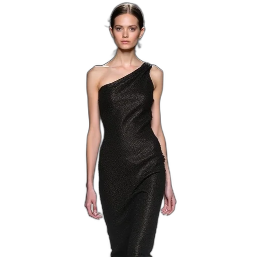 dress, model, walks, runway transparent PNG cut-out
