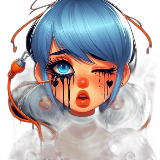 face, mask, dress, creature transparent PNG cut-out
