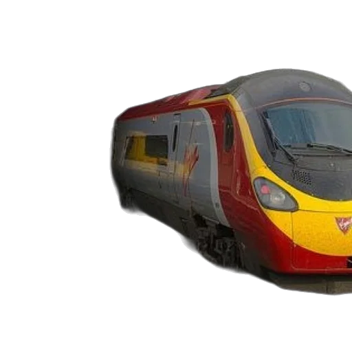 3d render, two, trains, one transparent PNG cut-out