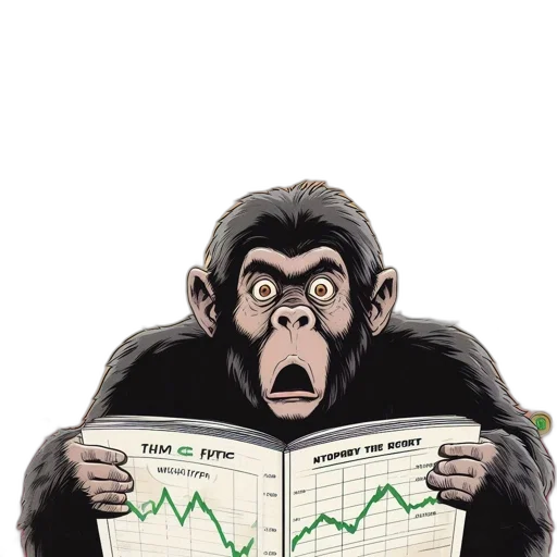 tales, crypto, chimpanzee, holds transparent PNG cut-out