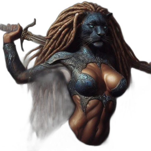 creature, fantasy art, concept art, comic book art transparent PNG cut-out