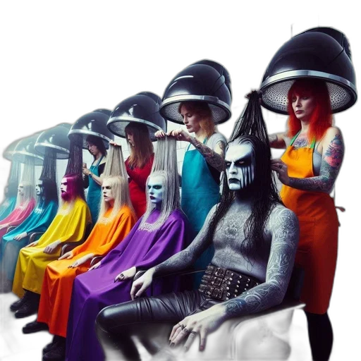 mask, robot, staff, dress transparent PNG cut-out