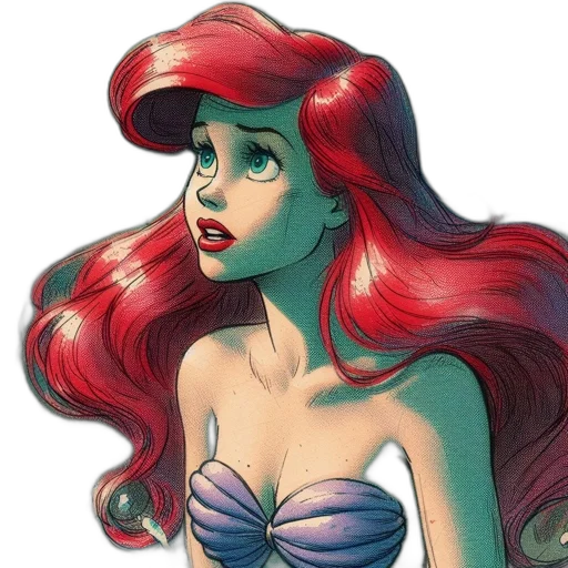 crown, hat, hair, comic book art transparent PNG cut-out