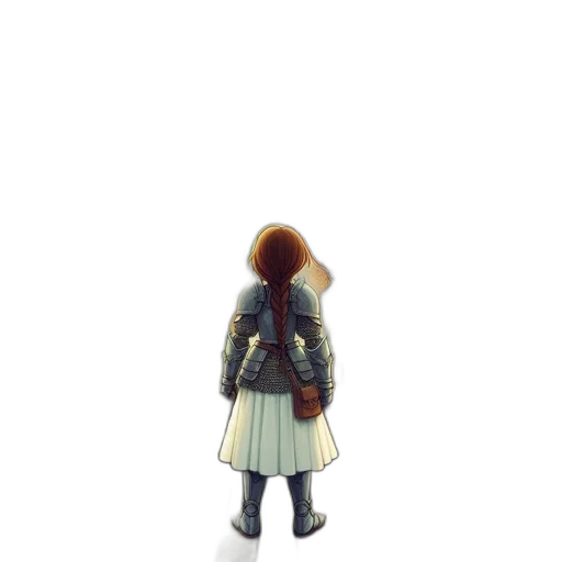 jacket, dress, staff, robot transparent PNG cut-out