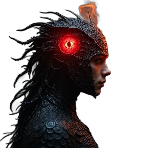 mask, dragon, face, creature transparent PNG cut-out