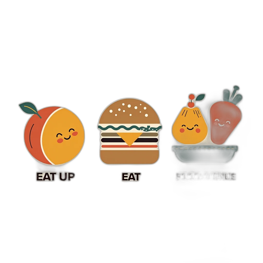 food, pixel art, concept art, 3d render transparent PNG cut-out