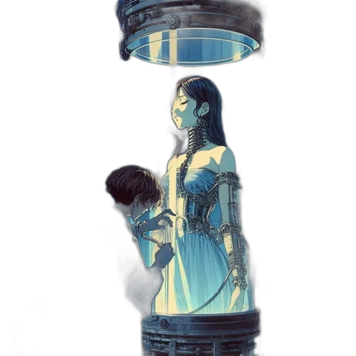 dress, robot, sword, crown transparent PNG cut-out