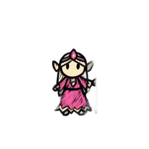 dress, staff, creature, dragon transparent PNG cut-out