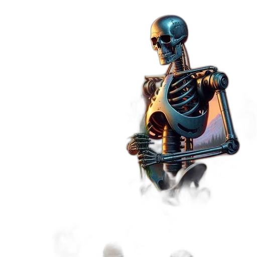 robot, weapon, jewelry, staff transparent PNG cut-out