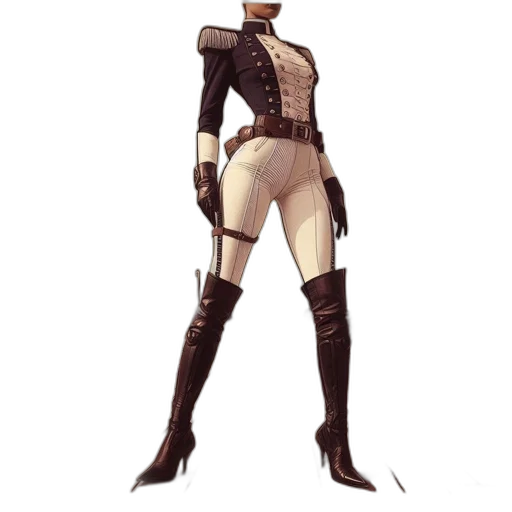 staff, robot, jacket, weapon transparent PNG cut-out