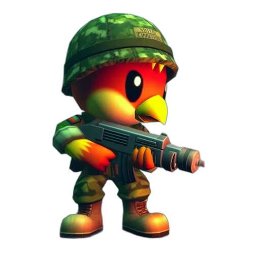 weapon, animal, robot, staff transparent PNG cut-out