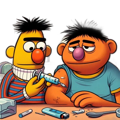 cartoon, concept art, photorealistic, comedic transparent PNG cut-out
