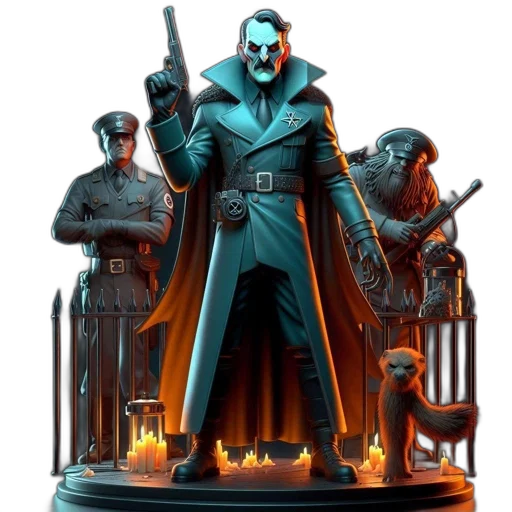 staff, concept art, comic book art, fantasy art transparent PNG cut-out