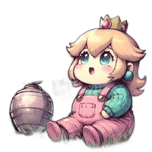 crown, staff, dress, weapon transparent PNG cut-out