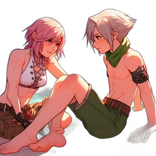 concept art, watercolor, anime, fantasy art transparent PNG cut-out