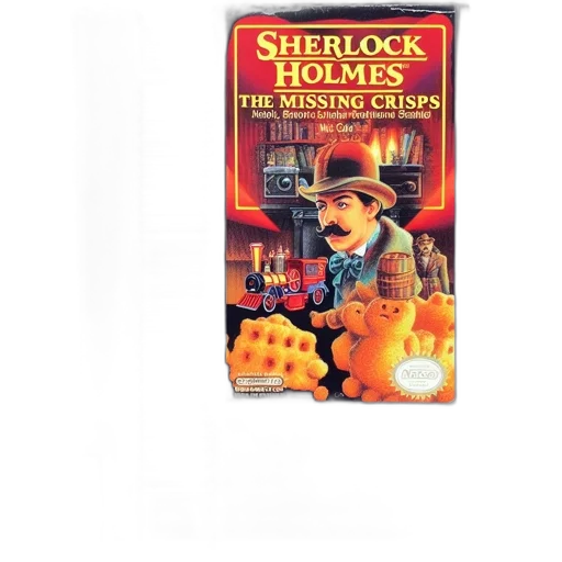 nes, cartridge, titled, sherlock transparent PNG cut-out