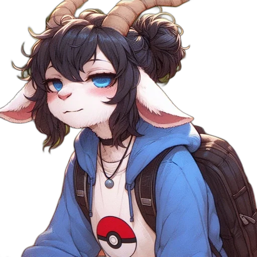 creature, dragon, staff, hat transparent PNG cut-out