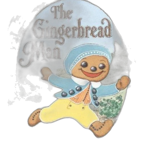 3d render, concept art, gingerbread, man transparent PNG cut-out