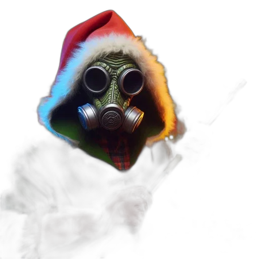 mask, jacket, creature, face transparent PNG cut-out