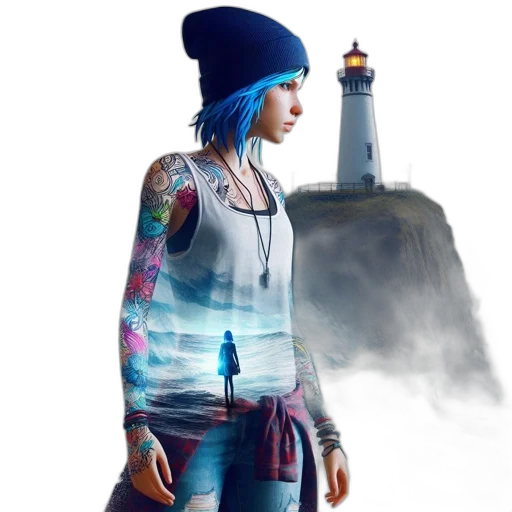 jacket, dress, hat, concept art transparent PNG cut-out