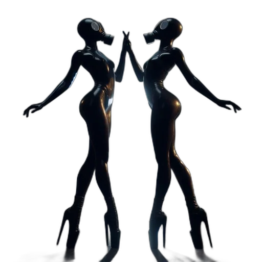 robot, dress, jewelry, creature transparent PNG cut-out