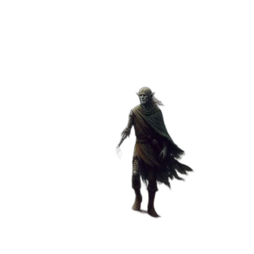 creature, dragon, mask, staff transparent PNG cut-out