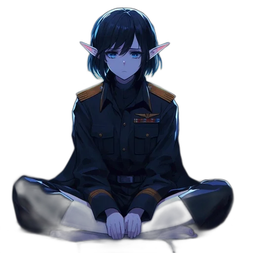 staff, jacket, creature, robot transparent PNG cut-out