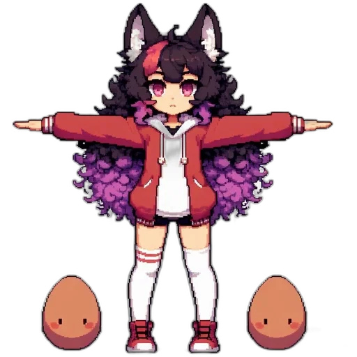 staff, jacket, creature, animal transparent PNG cut-out