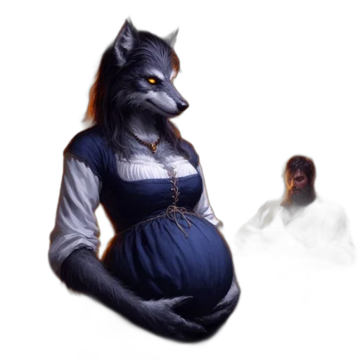 dress, mask, creature, concept art transparent PNG cut-out