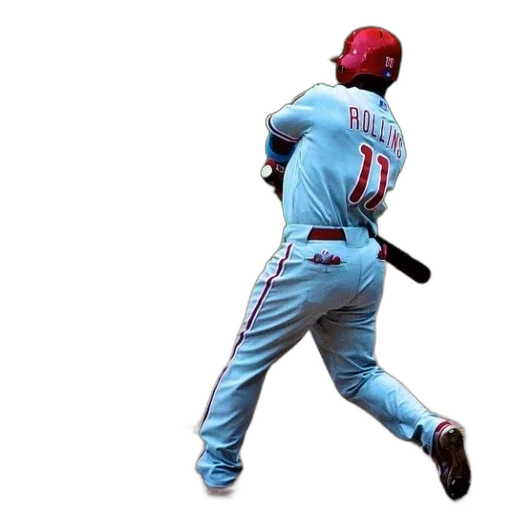 baseball, player, name, rollins transparent PNG cut-out