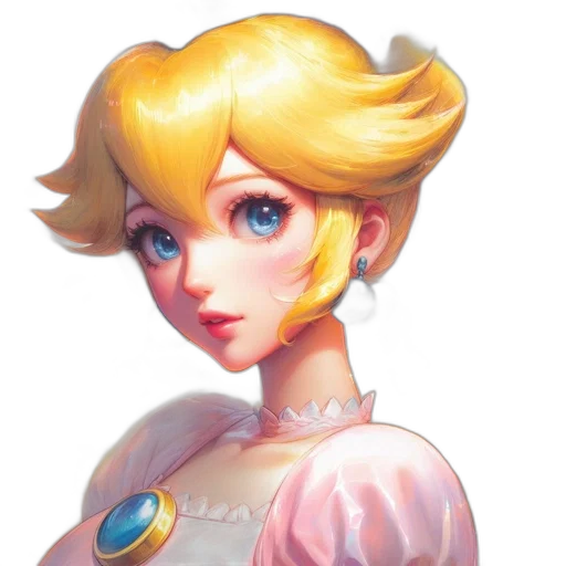 dress, face, crown, concept art transparent PNG cut-out