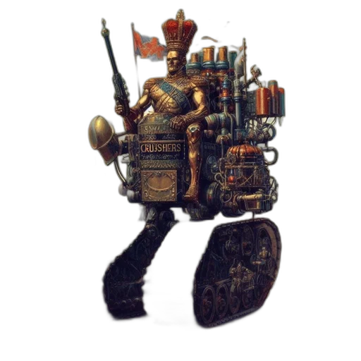 robot, weapon, staff, animal transparent PNG cut-out