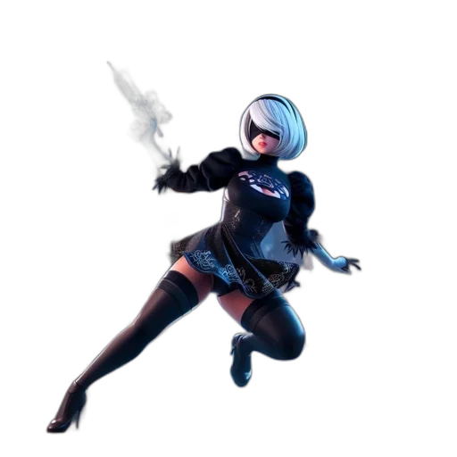 weapon, staff, sword, robot transparent PNG cut-out