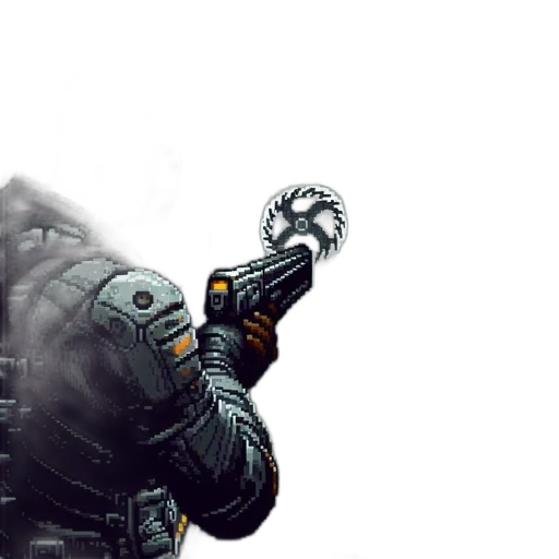 robot, weapon, mask, face transparent PNG cut-out
