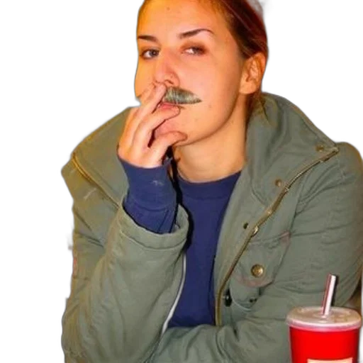 face, jacket, staff, food transparent PNG cut-out