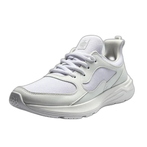 shoes, 3d render, white, mesh transparent PNG cut-out