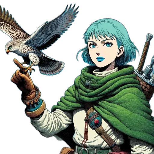 weapon, staff, sword, fantasy art transparent PNG cut-out